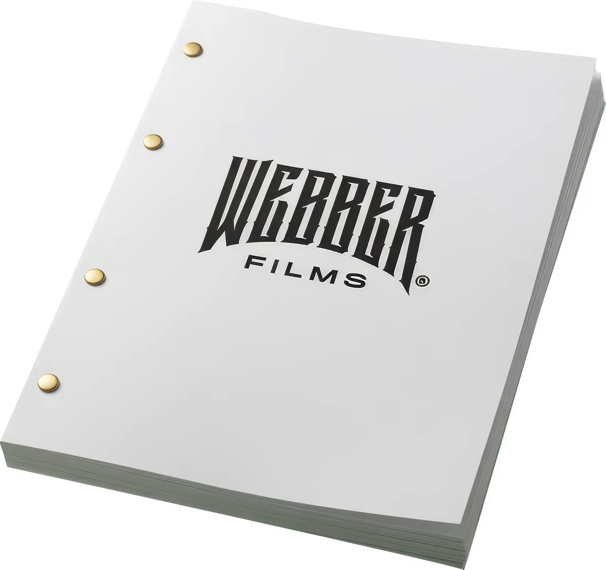Webber Films screenplay, pitch deck and film branding
